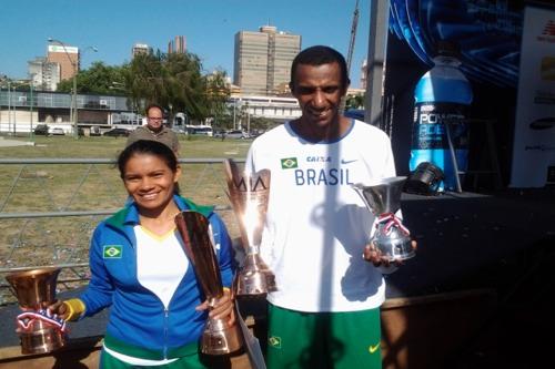 Antonia Bernardete e Marcos Alexandre / Foto: Divulgação / CBAt